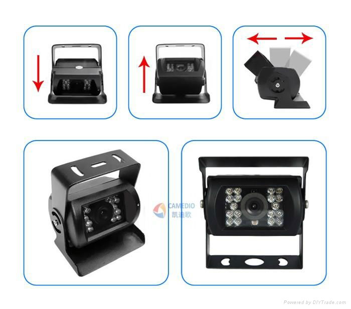 waterproof night vision bus camera for rear view/side view  CMOS/CCD 5