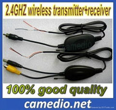  Good quality 2.4GHZ DVD wireless rearview system (transmitter+receiver) for DVD