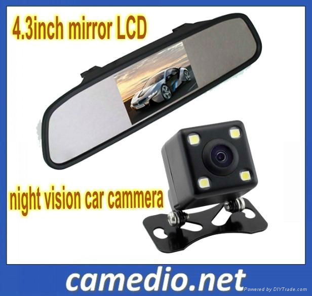 3.5inch digital car rear view reversing system,car monitor with reverse camera  2