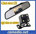 3.5inch digital car rear view reversing system,car monitor with reverse camera  2