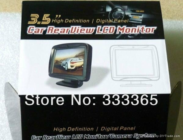 3.5inch digital car rear view reversing system,car monitor with reverse camera  4
