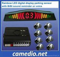 LED display parking sensor system Car reversing sensor Auto Reversing assistant  1