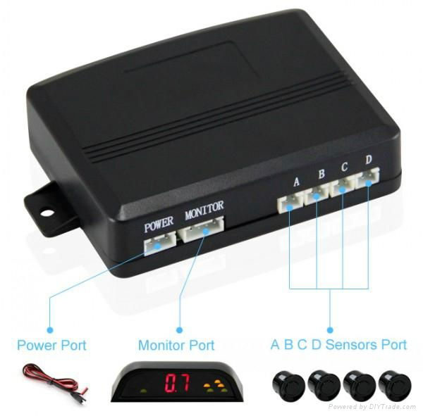 LED display parking sensor system Car reversing sensor Auto Reversing assistant  2