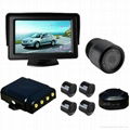 3.5/4.3/7inch rear view parking sensor system  3