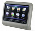 7/9/10.1inch HD LED Clip on Active Car Headrest Monitor with DVD Player Function 2