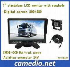 7inch Heavy Duty 24V CCD Bus/Truck Rear View Camera System