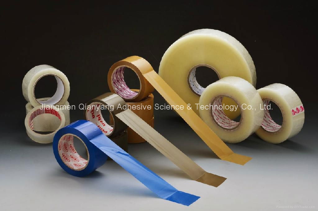 strong sticky adhesive bopp packaging tape jumbo roll manufactory
