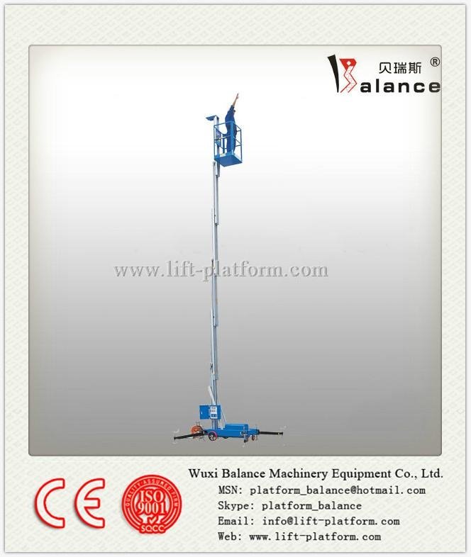 electrical man lift/hydraulic ladder lift/mast climbing work platform 4