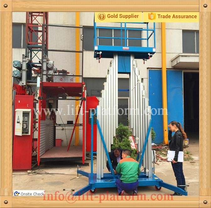 electrical man lift/hydraulic ladder lift/mast climbing work platform 5