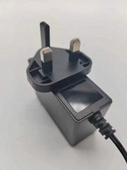 12V3A plug-in wall power adapter charger UKCA British standard