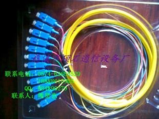供ST电信级12芯单模束状尾纤 2