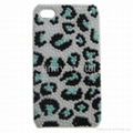 Leapord Crystal Rhinestone Phone Cover 1