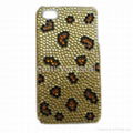 Leapord Crystal Rhinestone Phone Cover 2