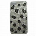 Leapord Crystal Rhinestone Phone Cover 3