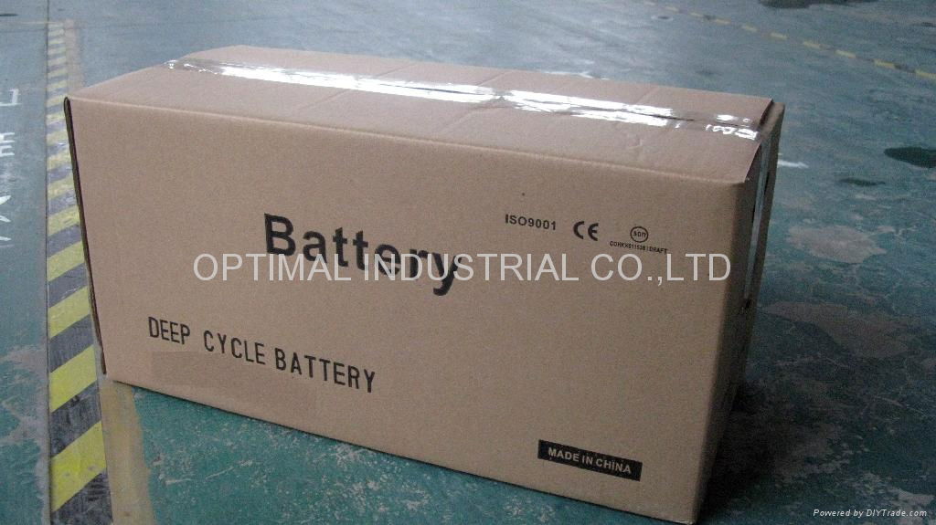 with 3 years warranty SLA battery 12v,100AH from optimall company  4