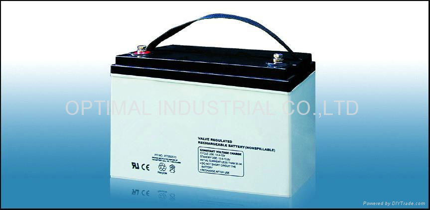 12V 100AH solar battery for Wind and solar