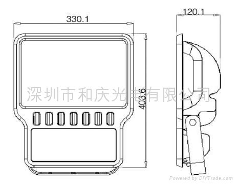 LED泛光灯精品最低报价  W100 3