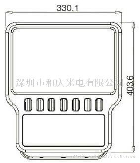 LED泛光灯精品最低报价  W100 4