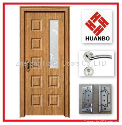 2014 latest design PVC MDF Interior wooden room doors 3