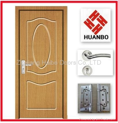2014 latest design PVC MDF Interior wooden doors 3