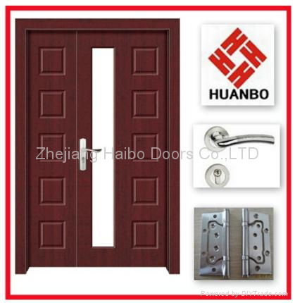 2014 latest design PVC MDF Interior wooden doors 2