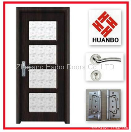 2014 latest design PVC MDF Interior wooden doors 5