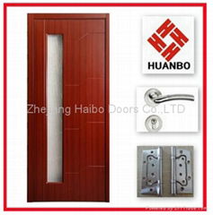 Modern design PVC MDF Interior wooden doors