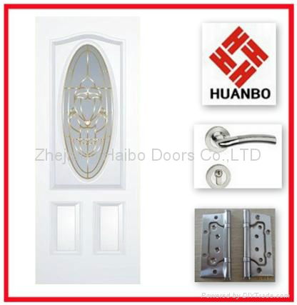 Modern design PVC MDF Interior wooden doors 4