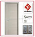 Modern design paint Interior wooden veneer  doors 3