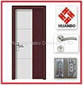 Modern design paint Interior wooden veneer  doors 4