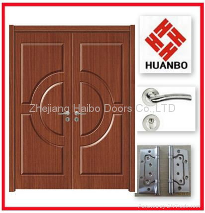 2014 latest design PVC MDF Interior wooden doors 5