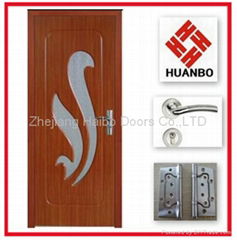 Modern design PVC MDF Interior wooden doors