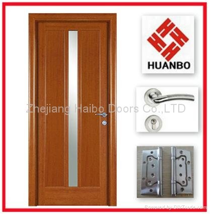 Modern design PVC MDF Interior wooden doors 2