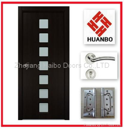 Modern design PVC MDF Interior wooden doors 3