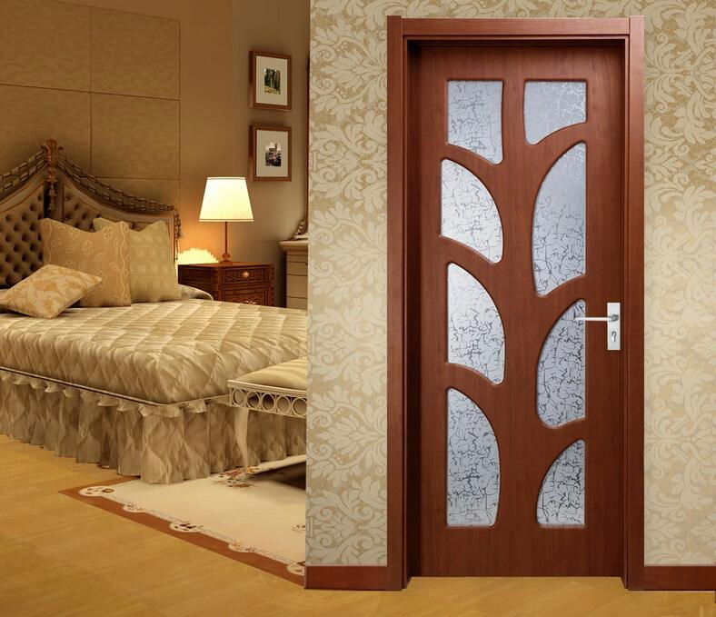 Modern design mdf Interior wooden room doors