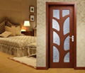 Modern design mdf Interior wooden room doors 1