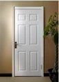 Modern design PVC MDF Interior wooden plain doors 2