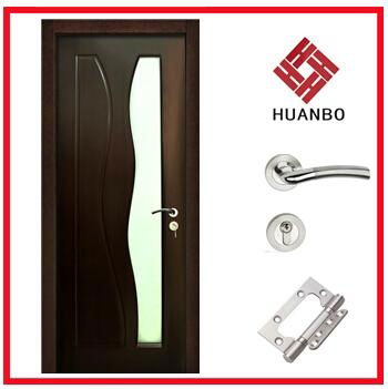 2014 latest design PVC MDF Interior wooden doors