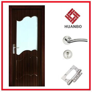 2014 latest design PVC MDF Interior wooden doors 3