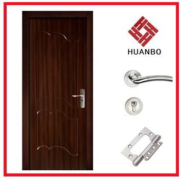 Modern design MDF Interior wooden PVC doors