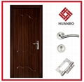 Modern design MDF Interior wooden PVC doors 1