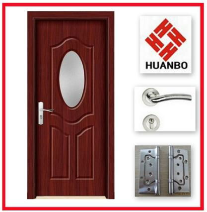 Modern design MDF Interior wooden PVC doors 5