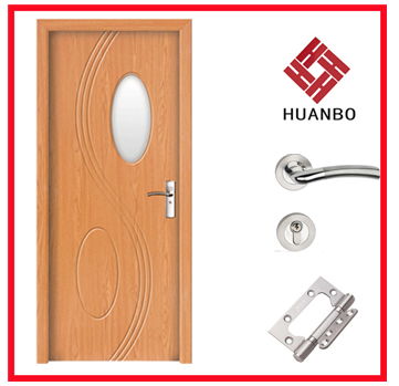 Modern design PVC MDF Interior wooden doors