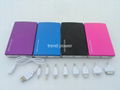 Mobile high capacity emergency power bank 11000mAh~15000mAh for IPhone, IPad 3