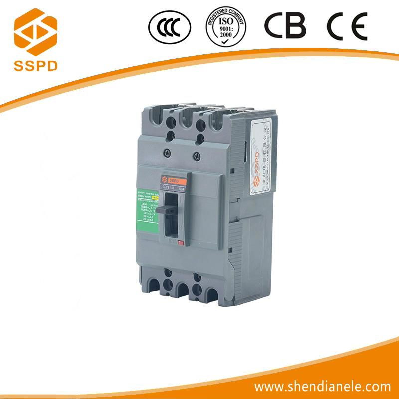 New type EZC100A 3P MCCB circuit breaker 2