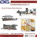 single screw extruder snacks food making