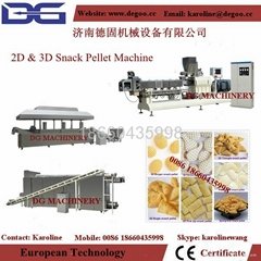 single screw extruder snacks food making machine