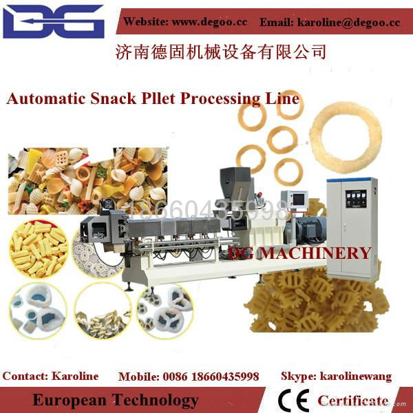 automatic snacks pellet pallet making machine