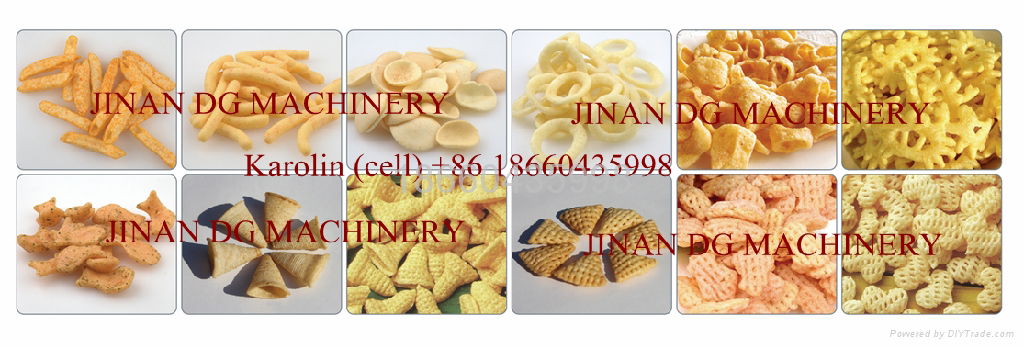 single screw extruder snacks food making machine 4