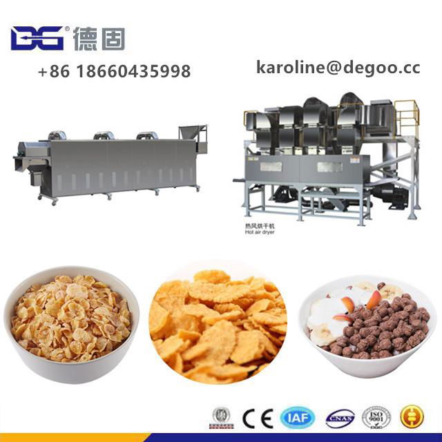 Breakfast cereal corn flakes production line 2